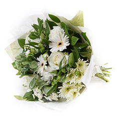 White &amp; Cream Tied Bunch